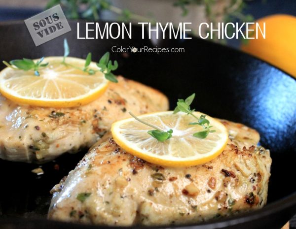 sous vide lemon thyme chicken breast